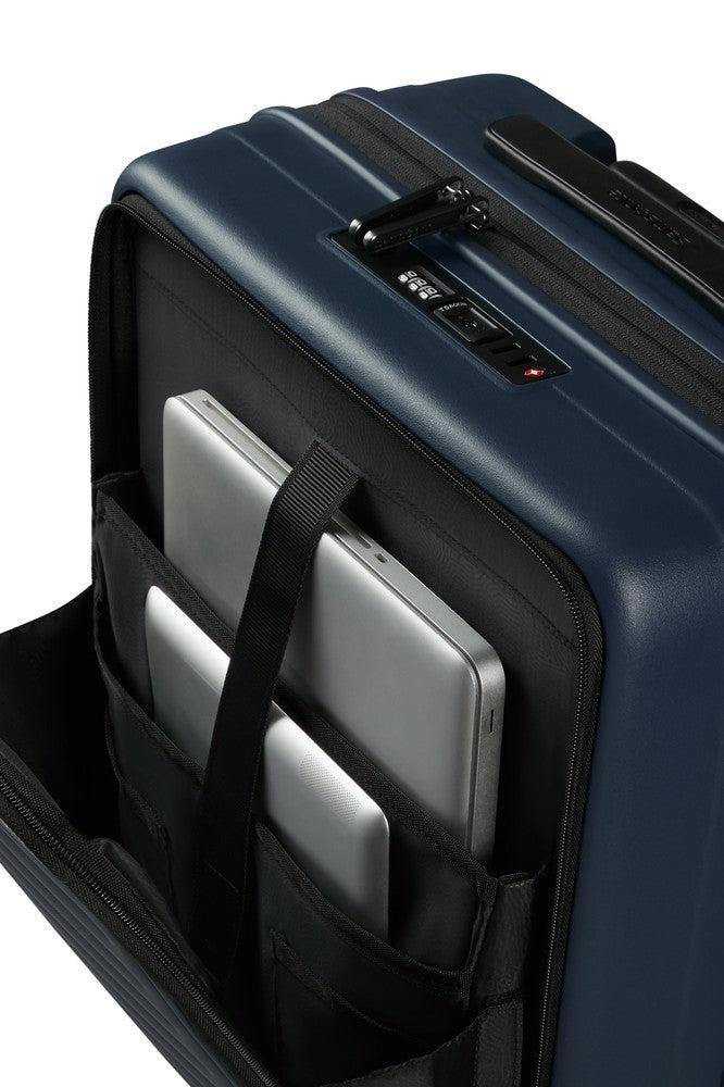 Samsonite RESTACKD utvidbar PC kabinkoffert 55 cm Midnight-Harde kofferter-BagBrokers