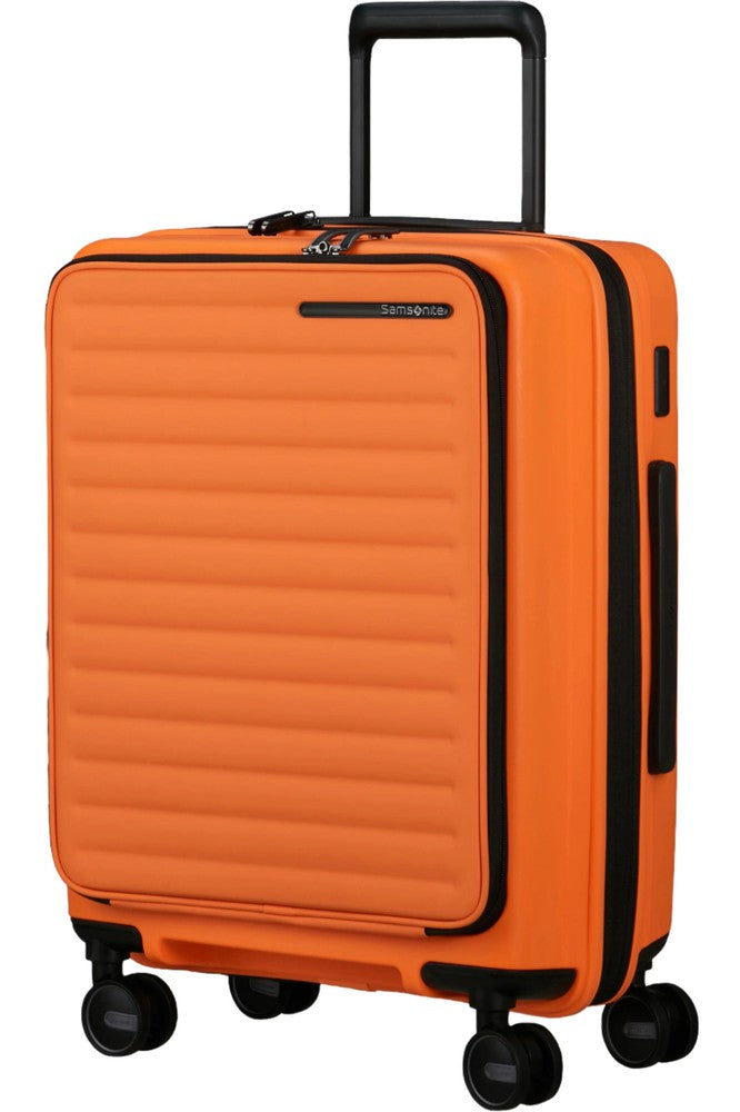 Samsonite RESTACKD utvidbar PC kabinkoffert 55 cm Papaya-Harde kofferter-BagBrokers