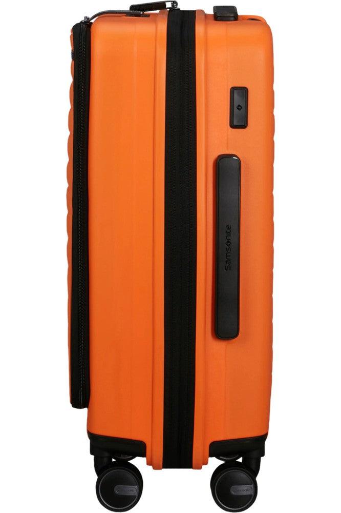 Samsonite RESTACKD utvidbar PC kabinkoffert 55 cm Papaya-Harde kofferter-BagBrokers