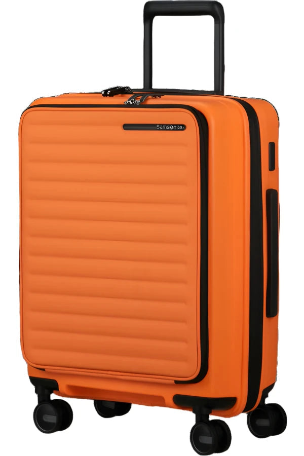 Samsonite RESTACKD utvidbar PC kabinkoffert 55 cm Papaya-Harde kofferter-BagBrokers