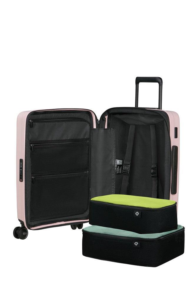 Samsonite RESTACKD utvidbar PC kabinkoffert 55 cm Rose-Harde kofferter-BagBrokers