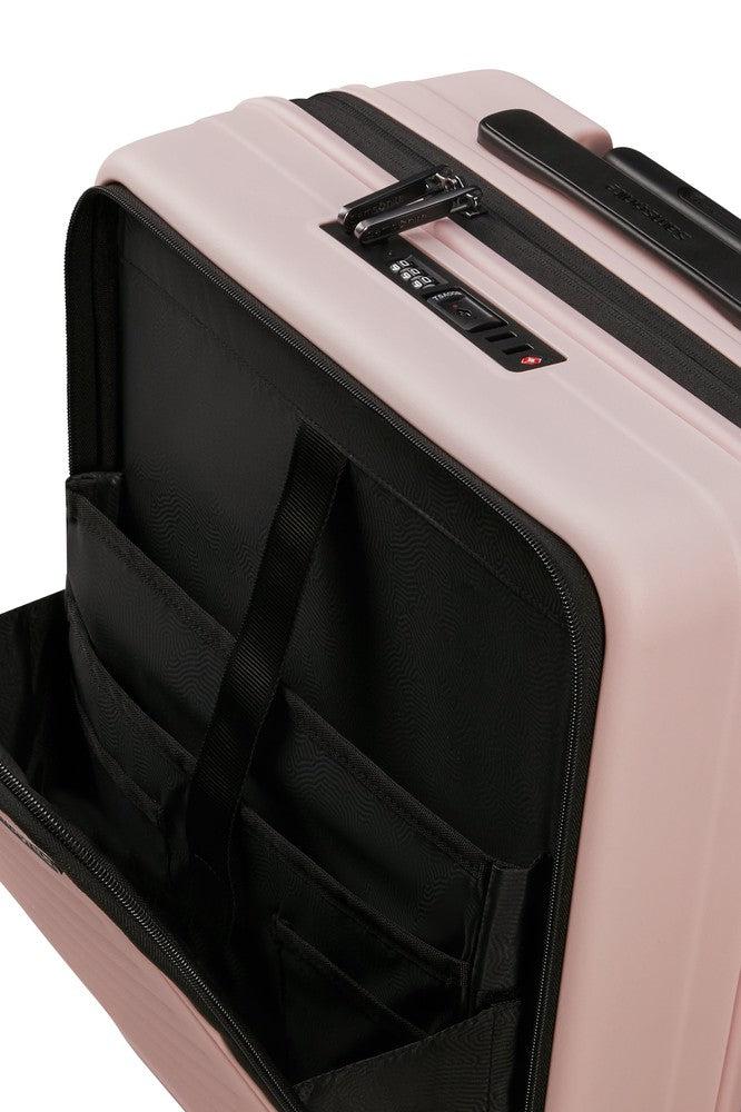 Samsonite RESTACKD utvidbar PC kabinkoffert 55 cm Rose-Harde kofferter-BagBrokers