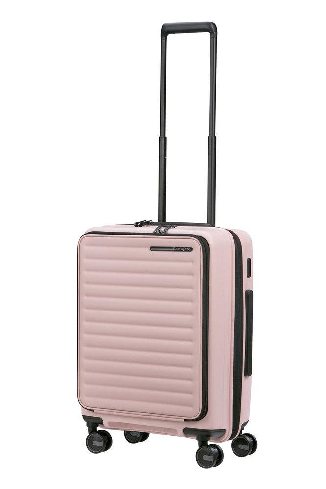 Samsonite RESTACKD utvidbar PC kabinkoffert 55 cm Rose-Harde kofferter-BagBrokers