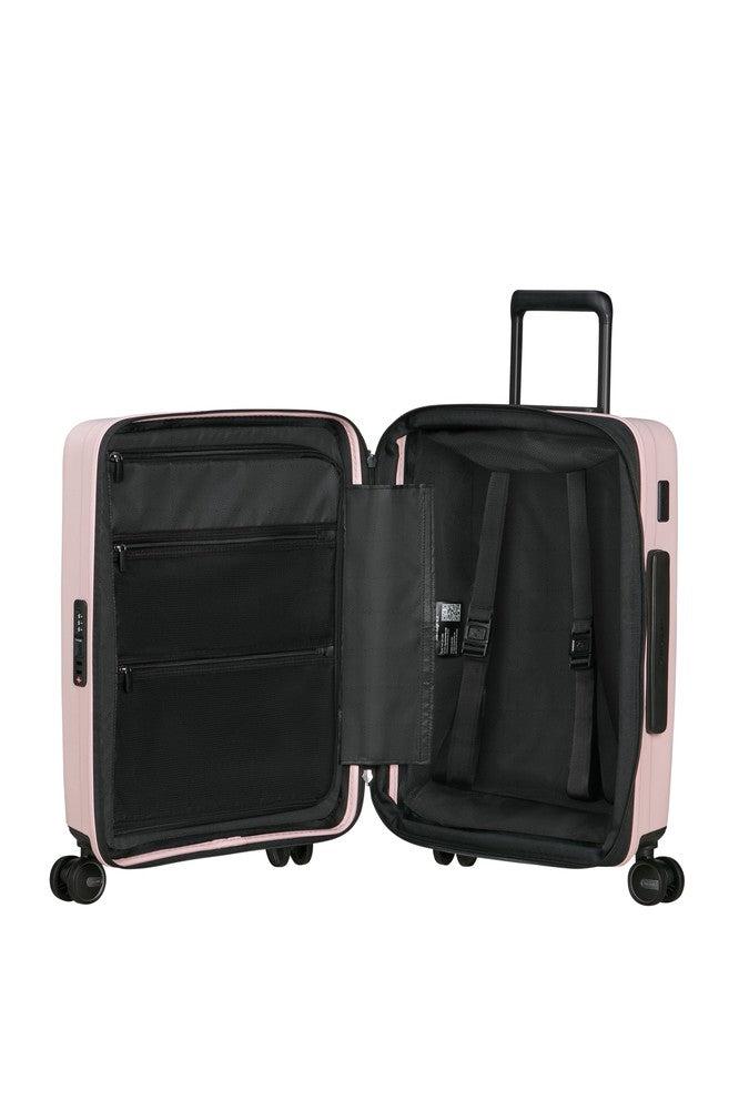 Samsonite RESTACKD utvidbar PC kabinkoffert 55 cm Rose-Harde kofferter-BagBrokers