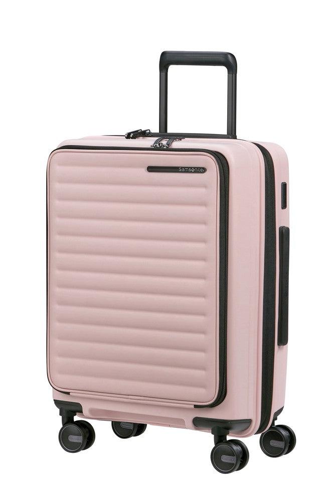 Samsonite RESTACKD utvidbar PC kabinkoffert 55 cm Rose-Harde kofferter-BagBrokers