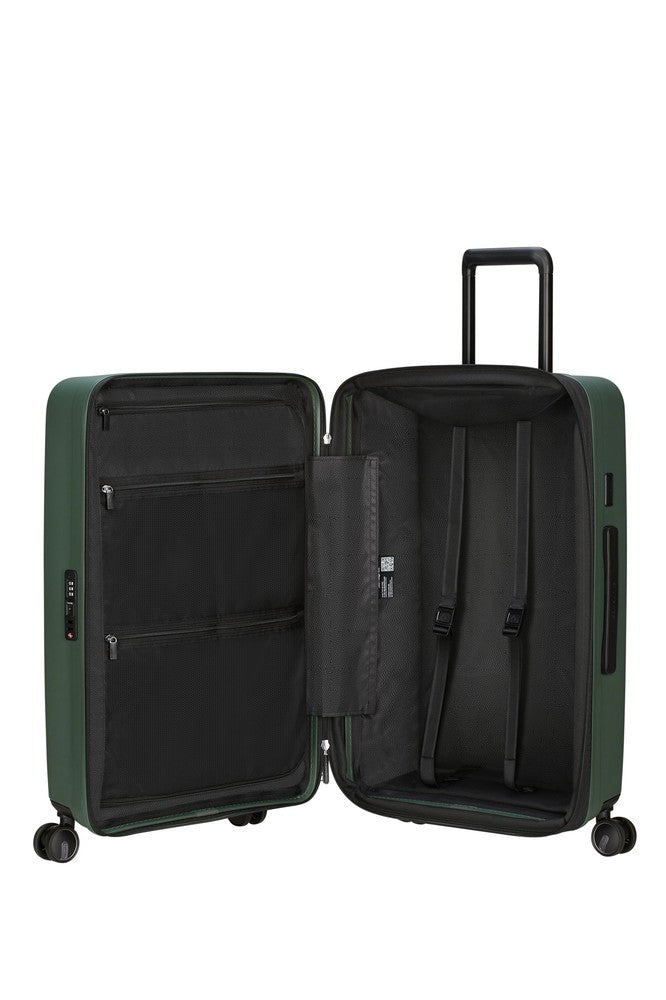 Samsonite RESTACKD utvidbar PC kabinkoffert 55 cm Sage-Harde kofferter-BagBrokers