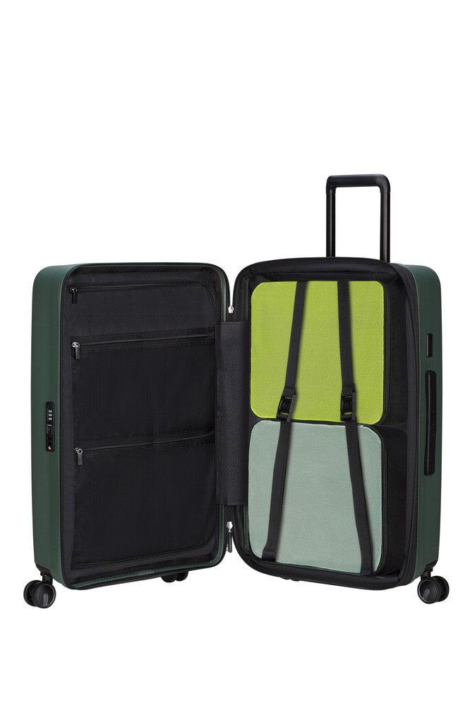 Samsonite RESTACKD utvidbar PC kabinkoffert 55 cm Sage-Harde kofferter-BagBrokers