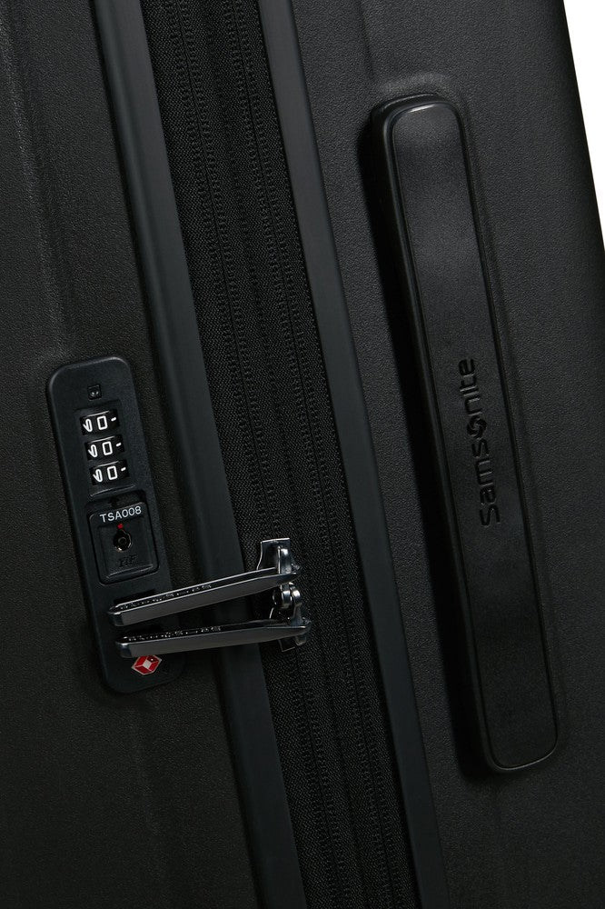 Samsonite RESTACKD utvidbar ekstra stor koffert 81 cm Black-Harde kofferter-BagBrokers