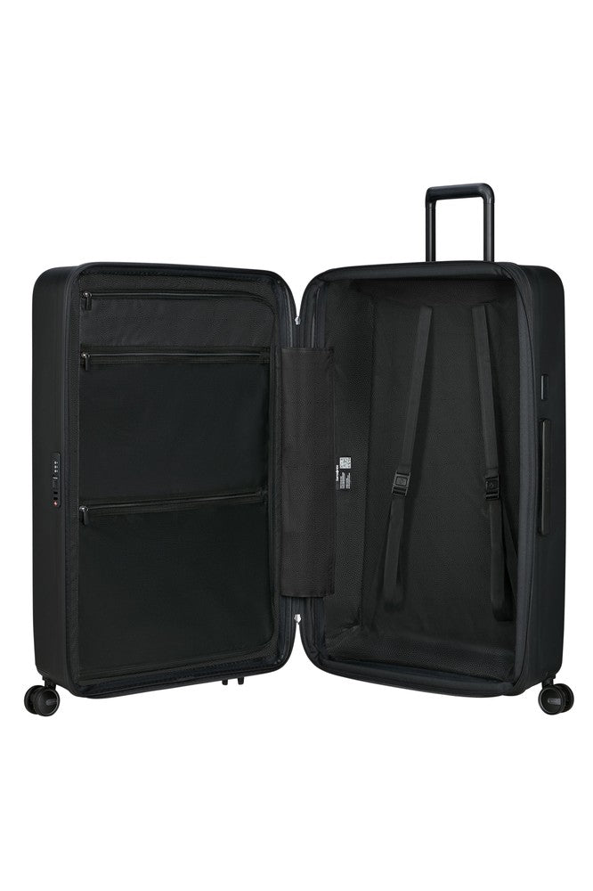 Samsonite RESTACKD utvidbar ekstra stor koffert 81 cm Black-Harde kofferter-BagBrokers