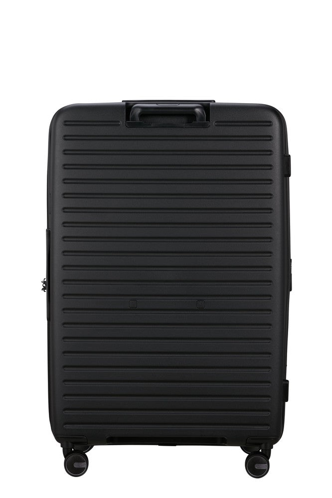 Samsonite RESTACKD utvidbar ekstra stor koffert 81 cm Black-Harde kofferter-BagBrokers