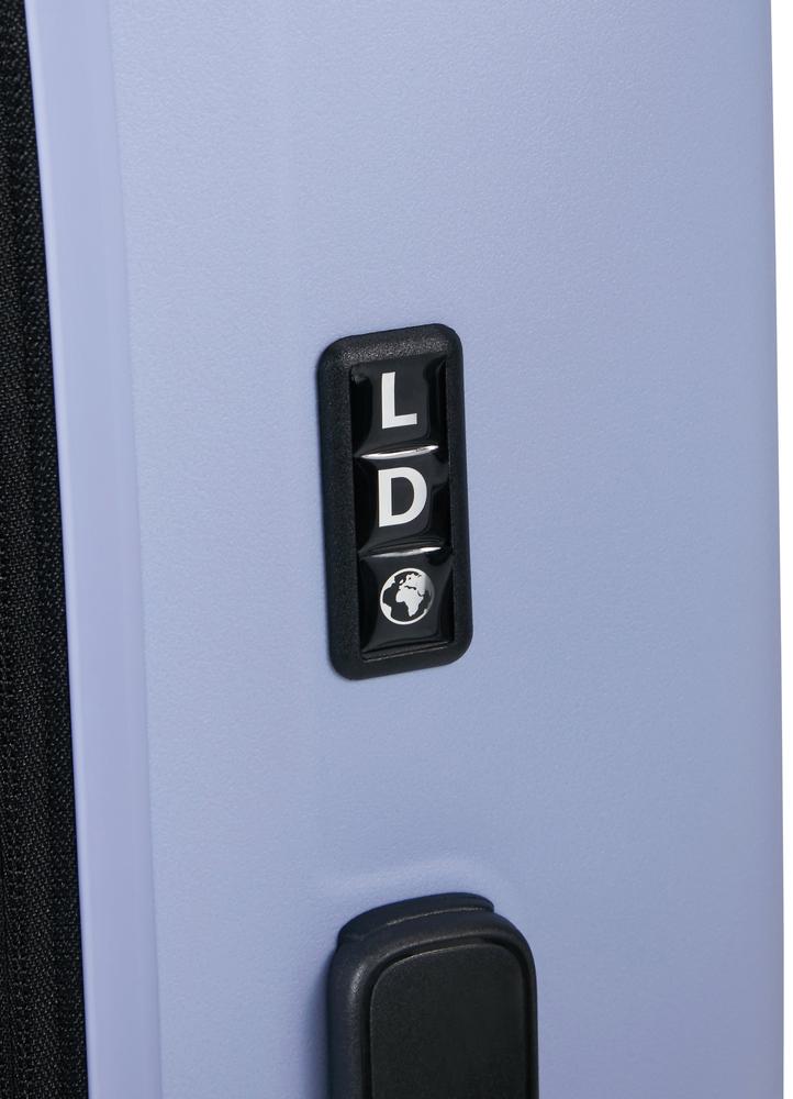 Samsonite RESTACKD utvidbar kabinkoffert 55 cm Lavendel-Harde kofferter-BagBrokers