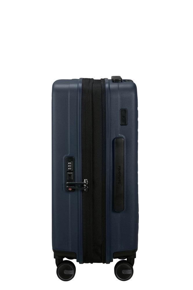 Samsonite RESTACKD utvidbar kabinkoffert 55 cm Midnight-Harde kofferter-BagBrokers