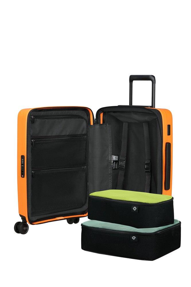 Samsonite RESTACKD utvidbar kabinkoffert 55 cm Papaya-Harde kofferter-BagBrokers