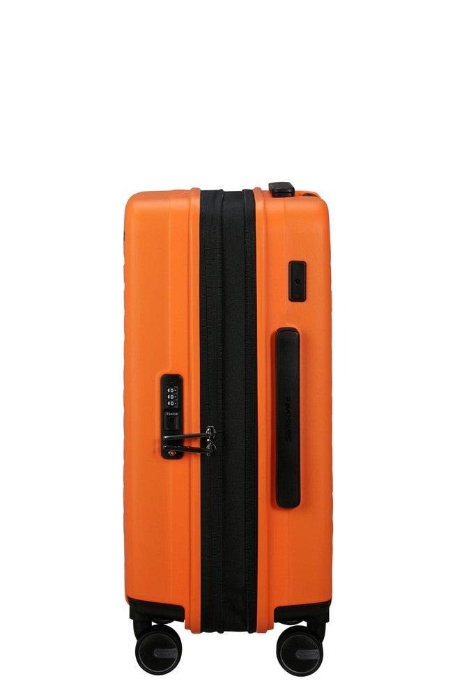 Samsonite RESTACKD utvidbar kabinkoffert 55 cm Papaya-Harde kofferter-BagBrokers