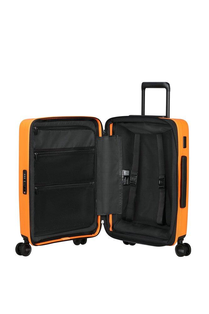 Samsonite RESTACKD utvidbar kabinkoffert 55 cm Papaya-Harde kofferter-BagBrokers