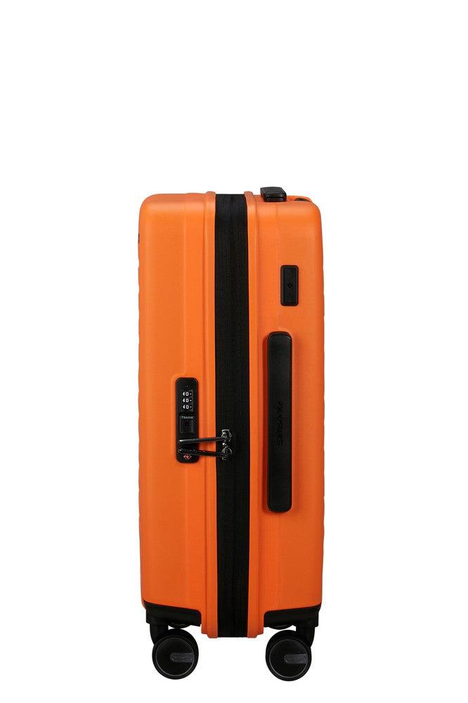 Samsonite RESTACKD utvidbar kabinkoffert 55 cm Papaya-Harde kofferter-BagBrokers