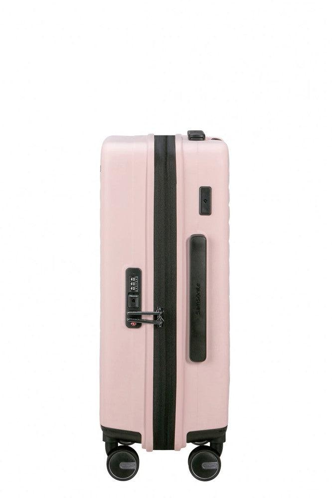 Samsonite RESTACKD utvidbar kabinkoffert 55 cm Rose-Harde kofferter-BagBrokers