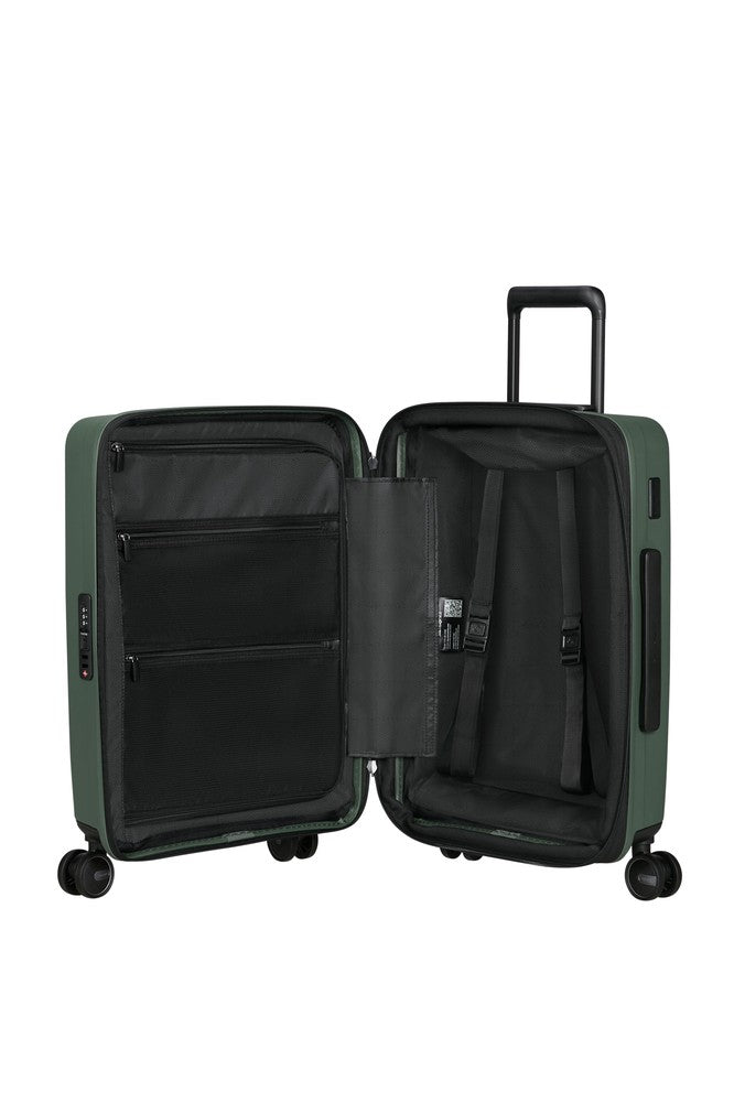 Samsonite RESTACKD utvidbar kabinkoffert 55 cm Sage-Harde kofferter-BagBrokers