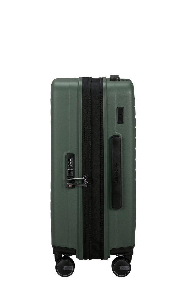 Samsonite RESTACKD utvidbar kabinkoffert 55 cm Sage-Harde kofferter-BagBrokers