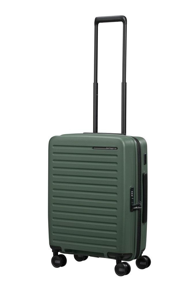 Samsonite RESTACKD utvidbar kabinkoffert 55 cm Sage-Harde kofferter-BagBrokers