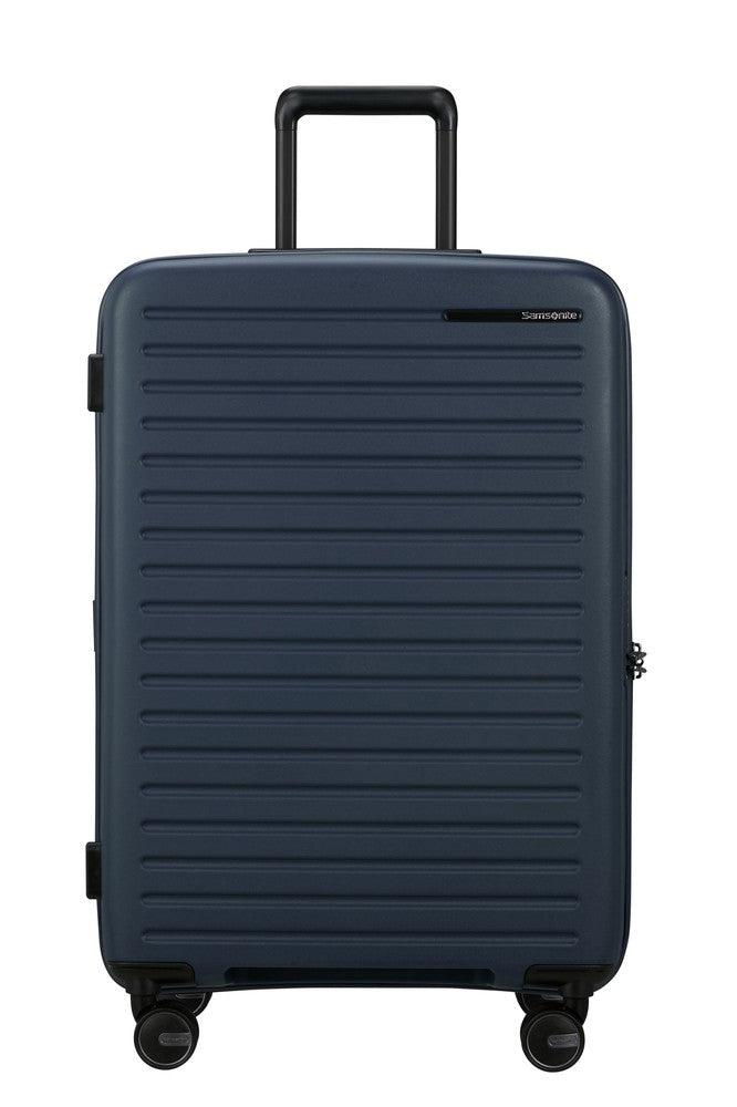 Samsonite RESTACKD utvidbar medium koffert 68 cm Midnight-Harde kofferter-BagBrokers