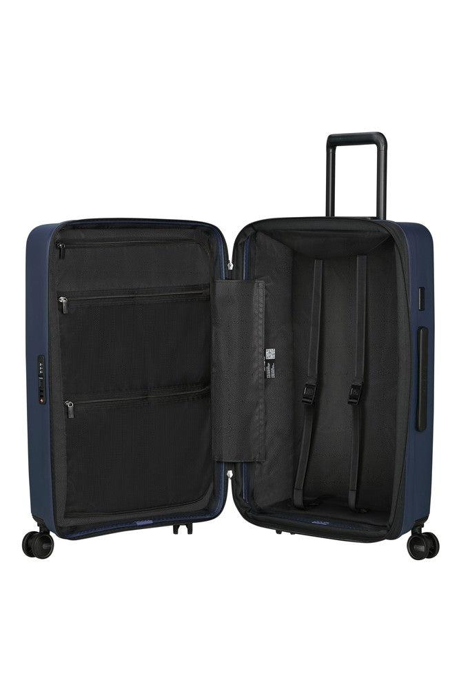 Samsonite RESTACKD utvidbar medium koffert 68 cm Midnight-Harde kofferter-BagBrokers