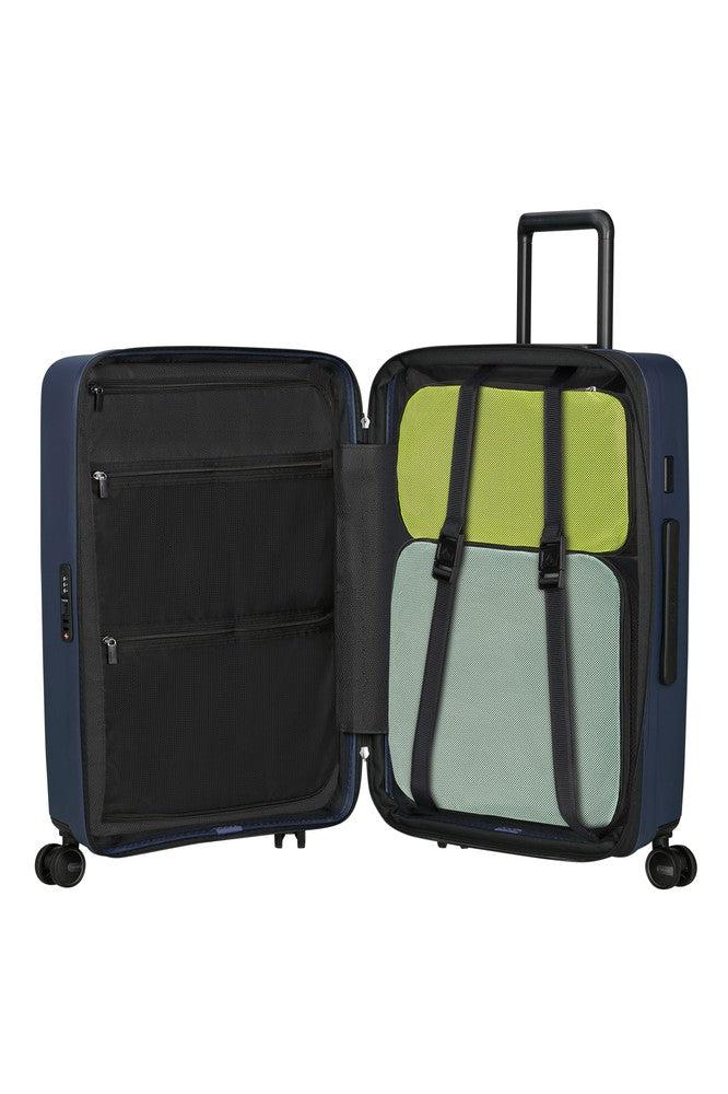 Samsonite RESTACKD utvidbar medium koffert 68 cm Midnight-Harde kofferter-BagBrokers