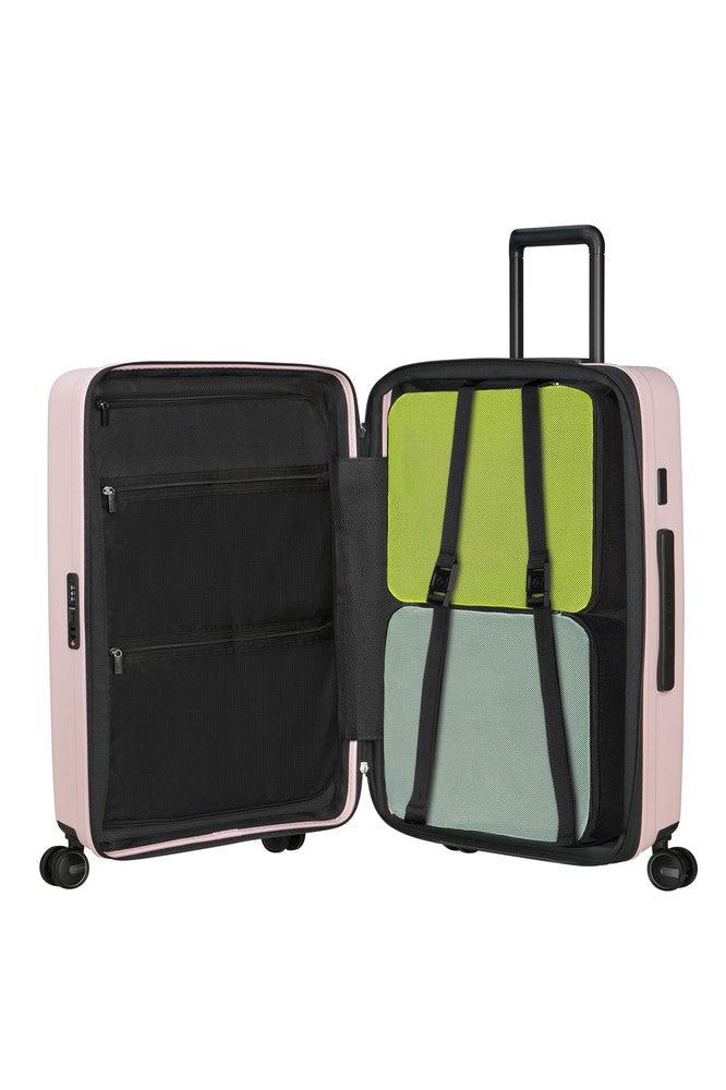 Samsonite RESTACKD utvidbar medium koffert 68 cm Rose-Harde kofferter-BagBrokers