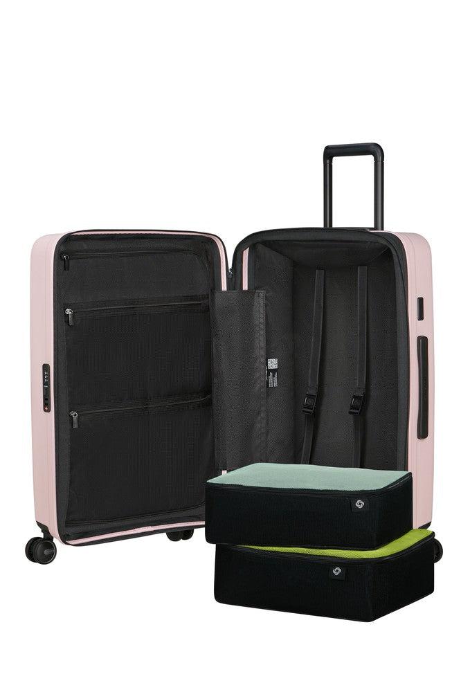 Samsonite RESTACKD utvidbar medium koffert 68 cm Rose-Harde kofferter-BagBrokers