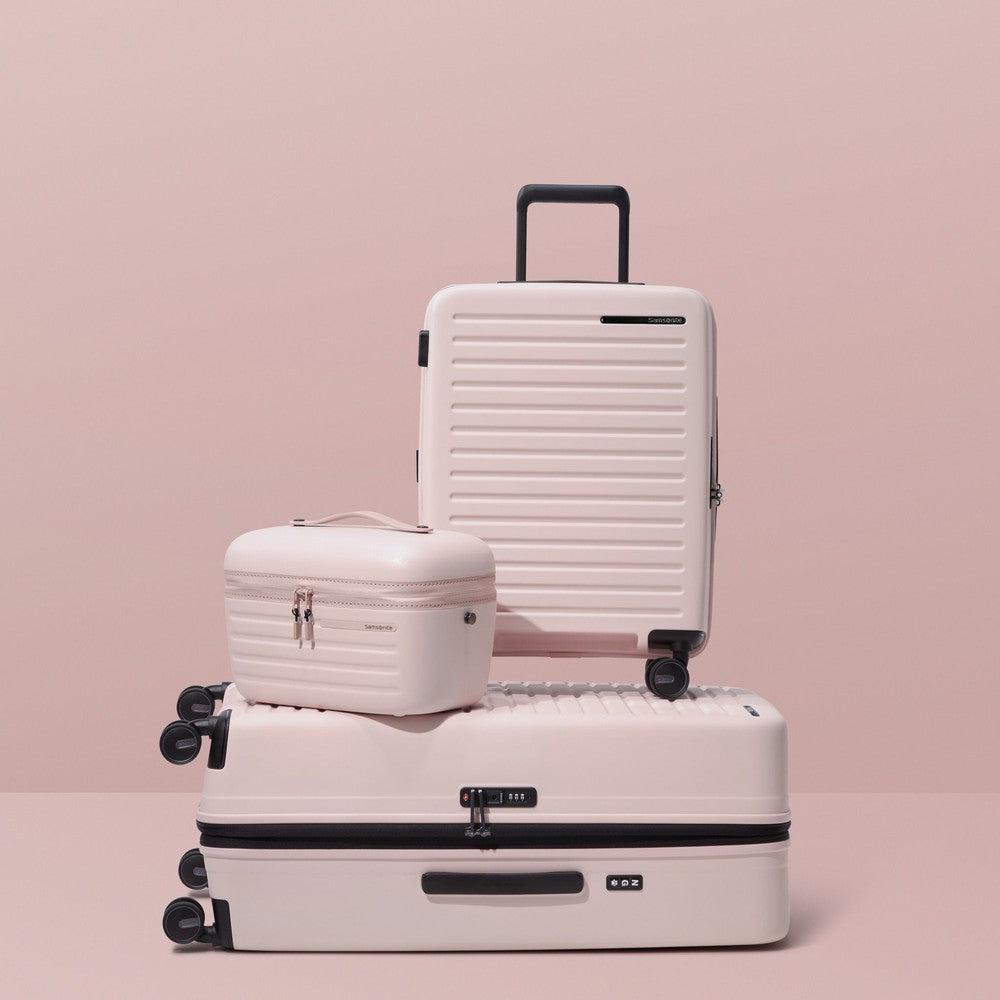 Samsonite RESTACKD utvidbar medium koffert 68 cm Rose-Harde kofferter-BagBrokers