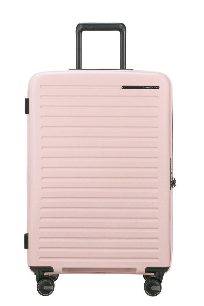 Samsonite RESTACKD utvidbar medium koffert 68 cm Rose-Harde kofferter-BagBrokers