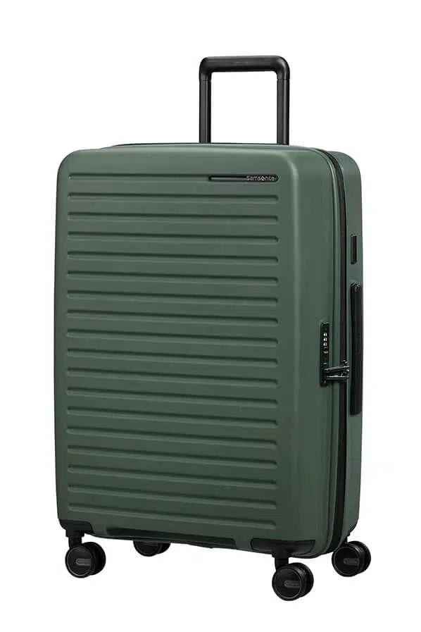 Samsonite RESTACKD utvidbar medium koffert 68 cm Sage-Harde kofferter-BagBrokers