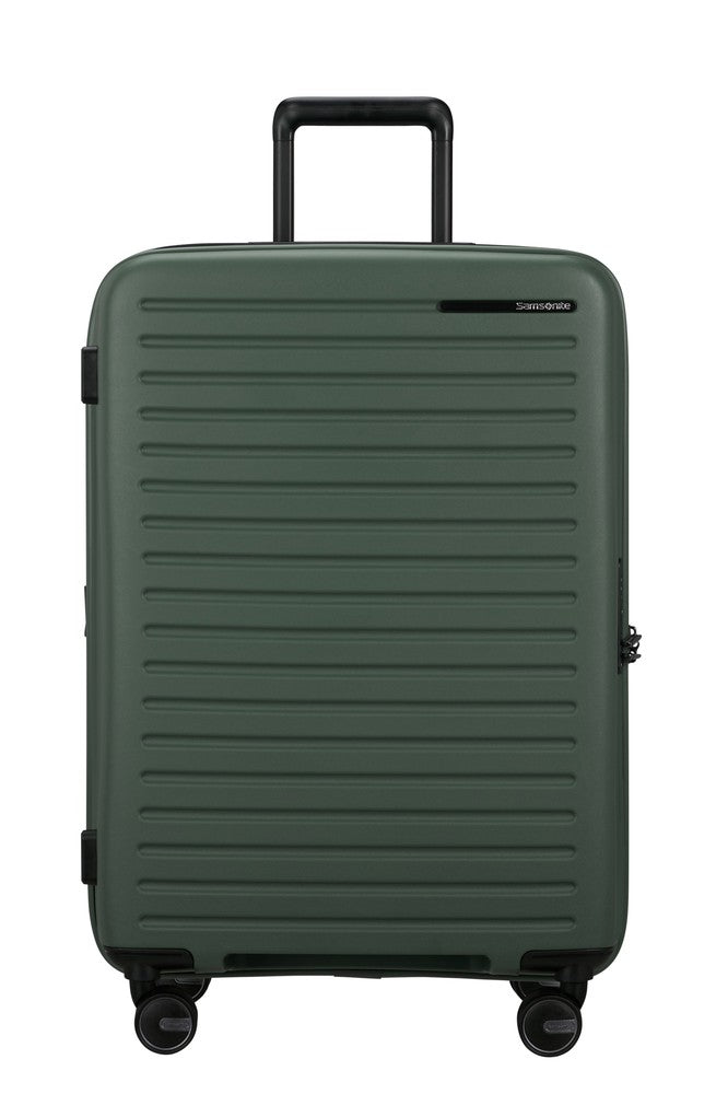 Samsonite RESTACKD utvidbar medium koffert 68 cm Sage-Harde kofferter-BagBrokers