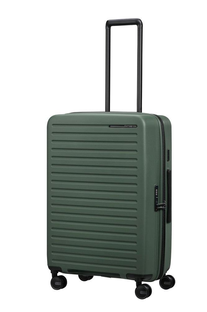 Samsonite RESTACKD utvidbar medium koffert 68 cm Sage-Harde kofferter-BagBrokers