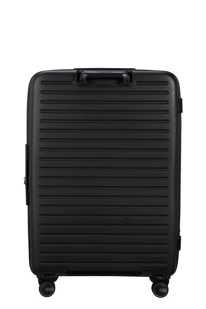 Samsonite RESTACKD utvidbar stor koffert 75 cm Black-Harde kofferter-BagBrokers