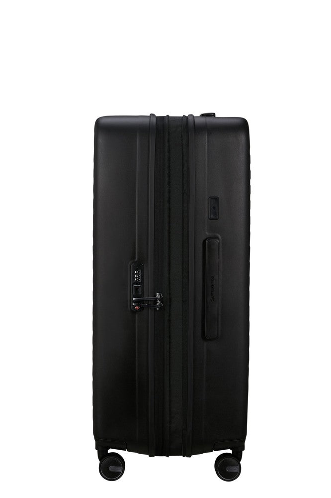 Samsonite RESTACKD utvidbar stor koffert 75 cm Black-Harde kofferter-BagBrokers