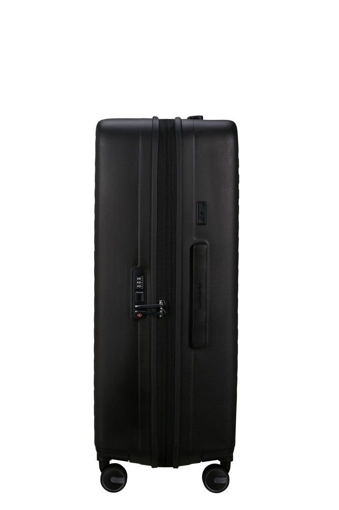 Samsonite RESTACKD utvidbar stor koffert 75 cm Black-Harde kofferter-BagBrokers