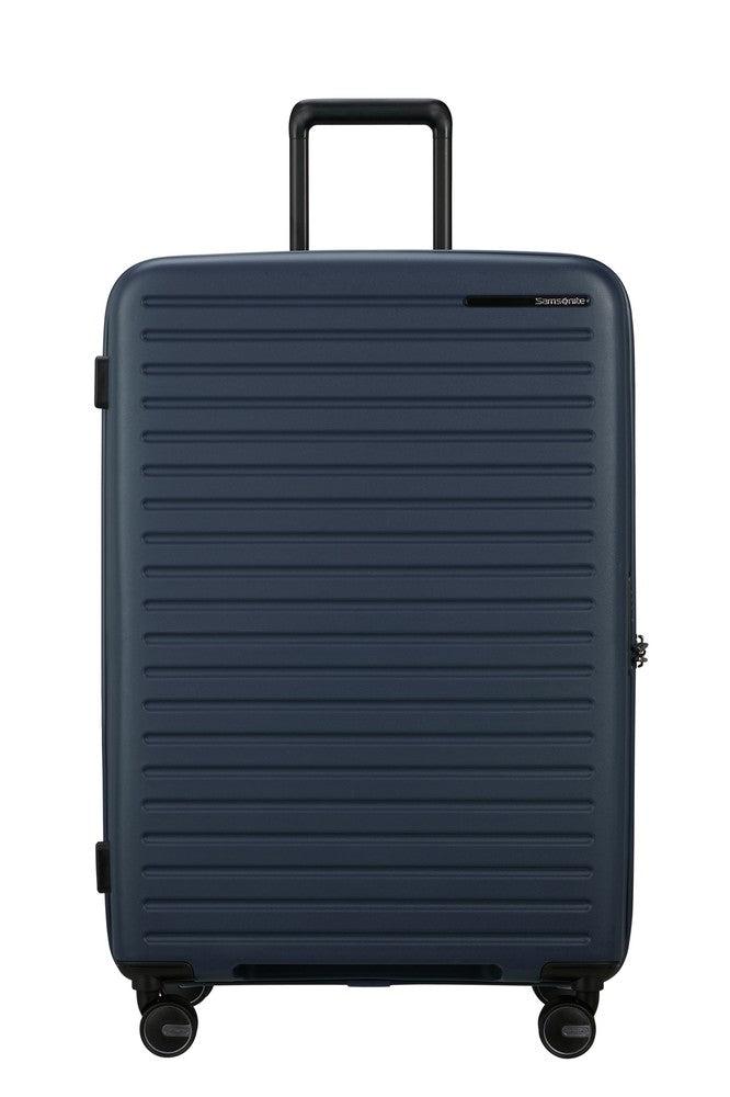 Samsonite RESTACKD utvidbar stor koffert 75 cm Midnight-Harde kofferter-BagBrokers