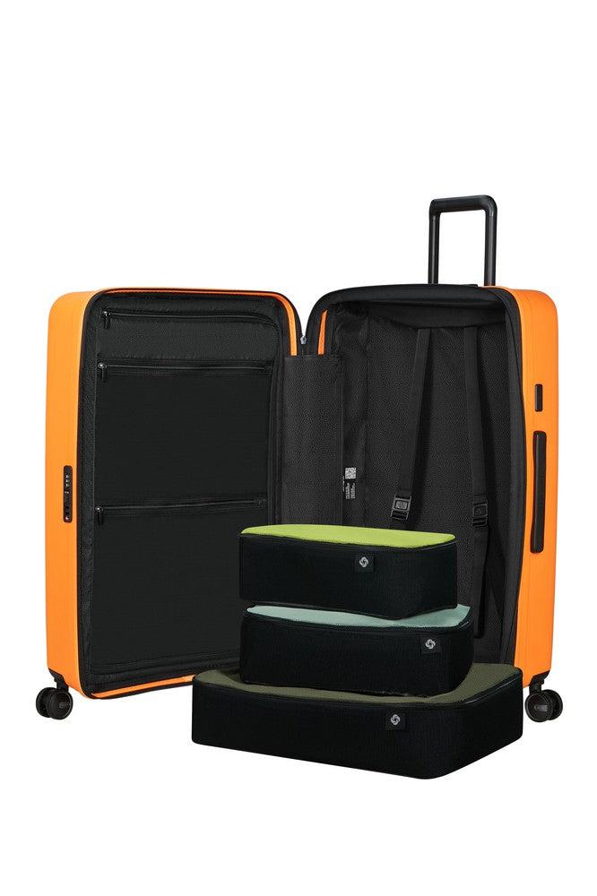 Samsonite RESTACKD utvidbar stor koffert 75 cm Papaya-Harde kofferter-BagBrokers