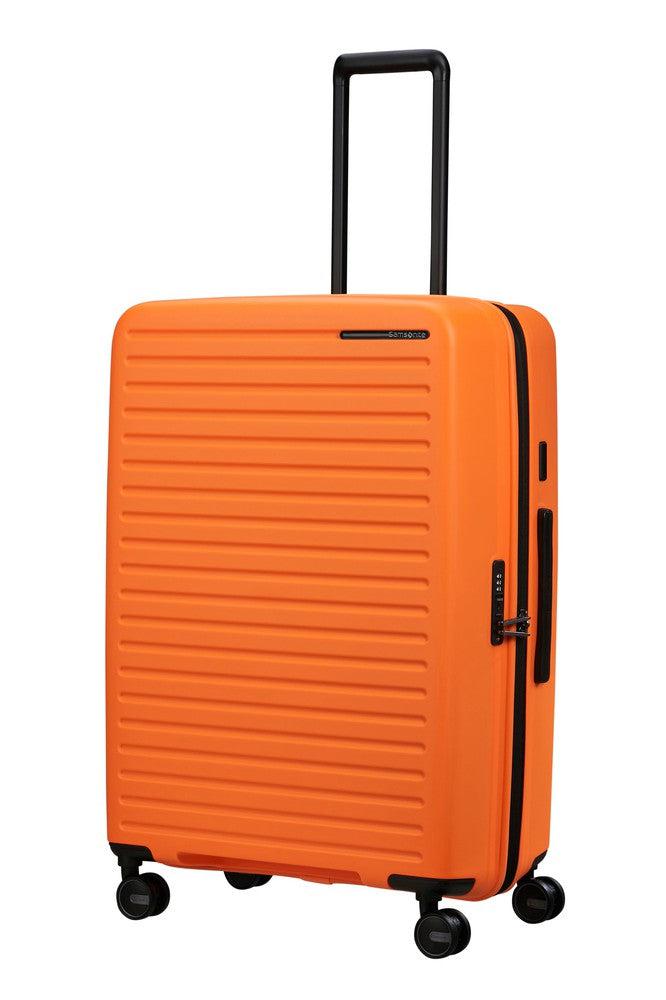 Samsonite RESTACKD utvidbar stor koffert 75 cm Papaya-Harde kofferter-BagBrokers