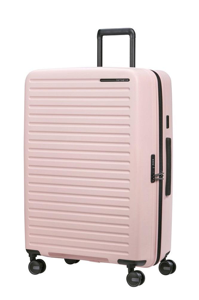 Samsonite RESTACKD utvidbar stor koffert 75 cm Rose-Harde kofferter-BagBrokers