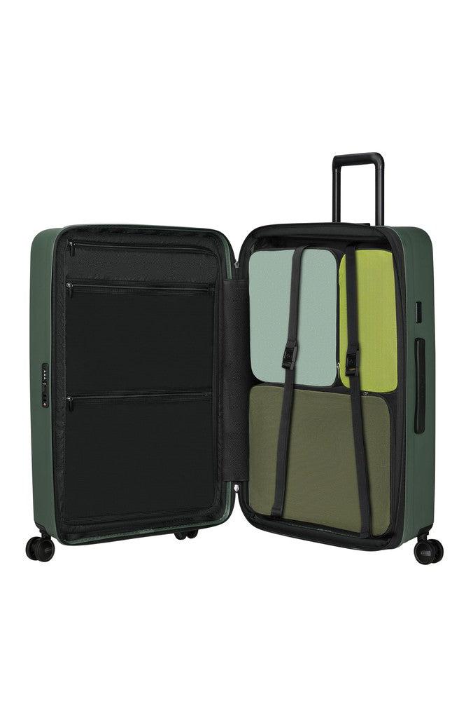 Samsonite RESTACKD utvidbar stor koffert 75 cm Sage-Harde kofferter-BagBrokers