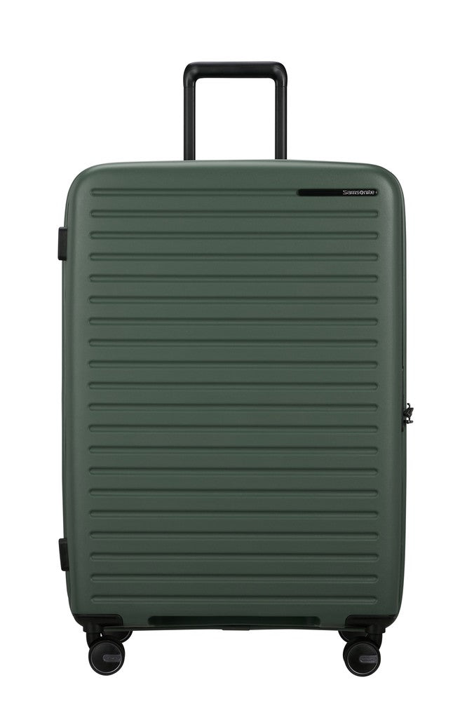 Samsonite RESTACKD utvidbar stor koffert 75 cm Sage-Harde kofferter-BagBrokers