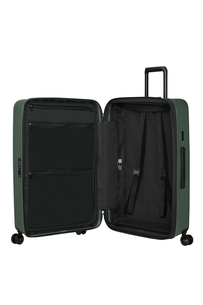 Samsonite RESTACKD utvidbar stor koffert 75 cm Sage-Harde kofferter-BagBrokers