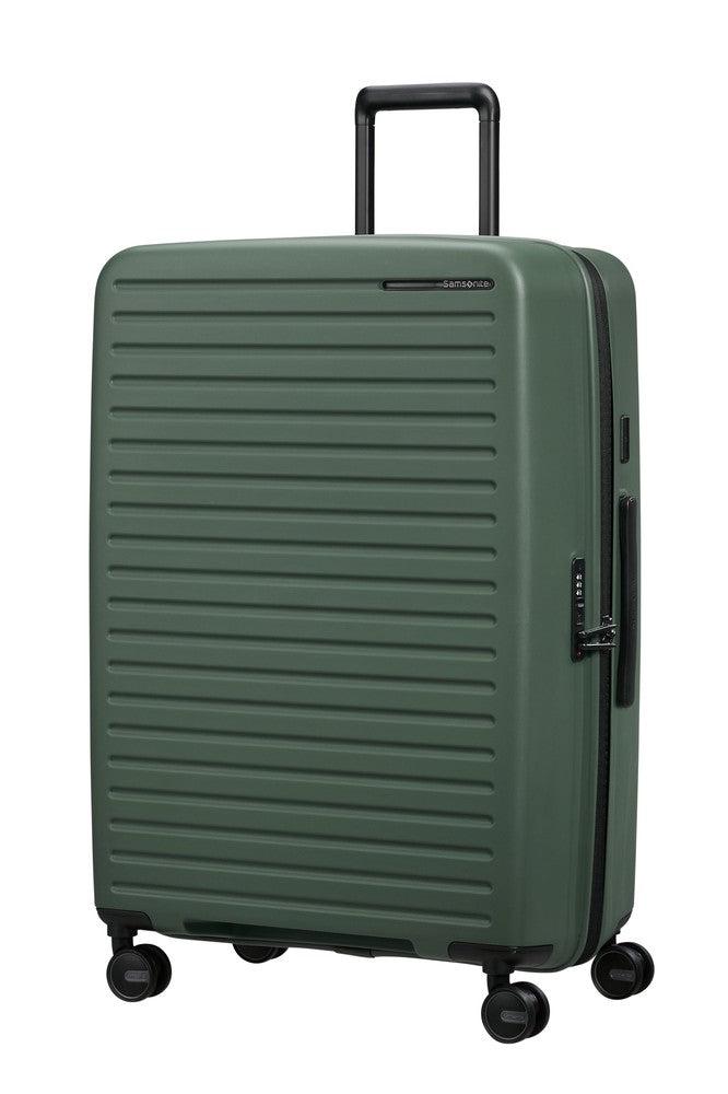 Samsonite RESTACKD utvidbar stor koffert 75 cm Sage-Harde kofferter-BagBrokers