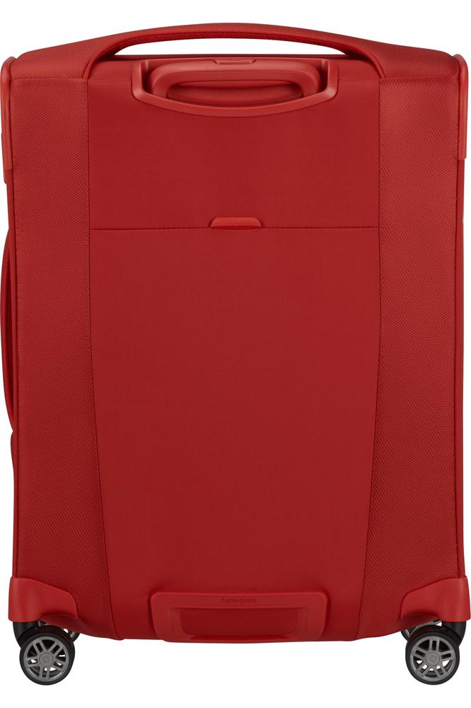 Samsonite Re-Lite myk Utvidbar kabinkoffert med 4 hjul 55 cm Valmuerød-Myke kofferter-BagBrokers