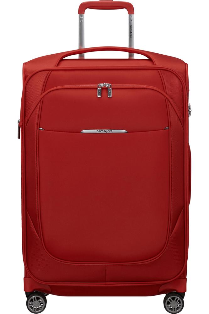Samsonite Re-Lite myk Utvidbar koffert med 4 hjul 67 cm Valmuerød-Myke kofferter-BagBrokers