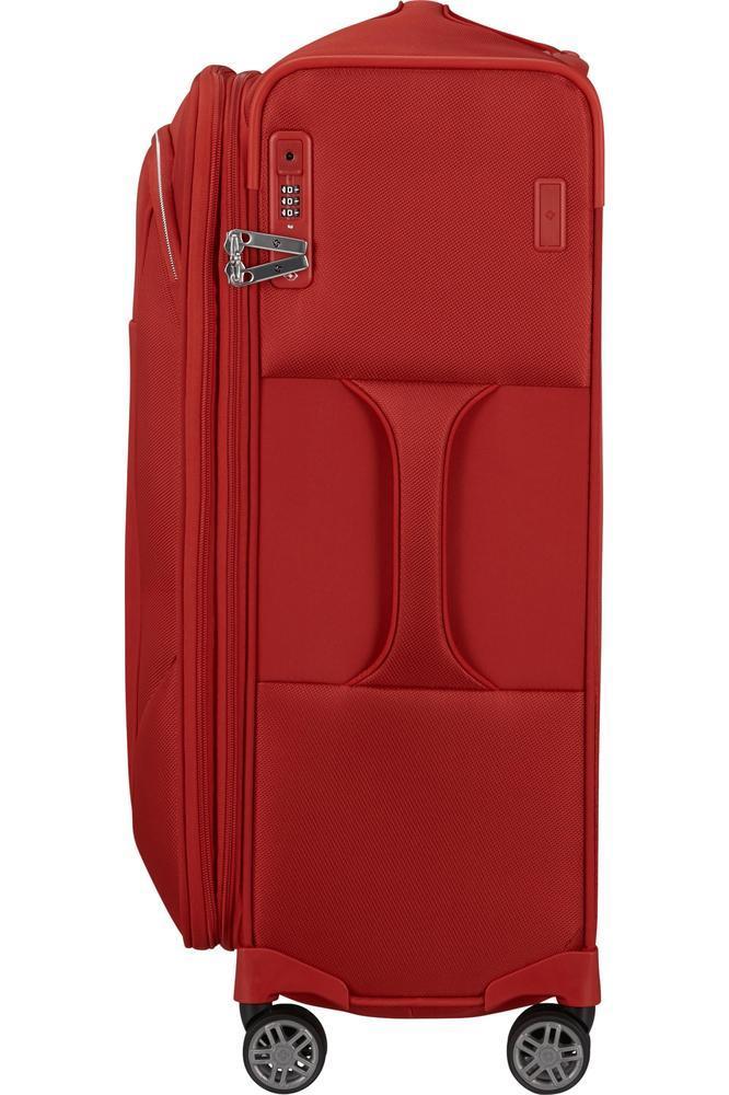 Samsonite Re-Lite myk Utvidbar koffert med 4 hjul 67 cm Valmuerød-Myke kofferter-BagBrokers
