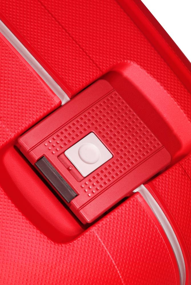 Samsonite S'Cure hard kabin koffert 55 cm/34L Crimson Red-Harde kofferter-BagBrokers