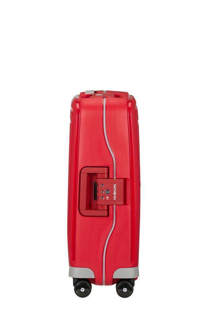 Samsonite S'Cure hard kabin koffert 55 cm/34L Crimson Red-Harde kofferter-BagBrokers